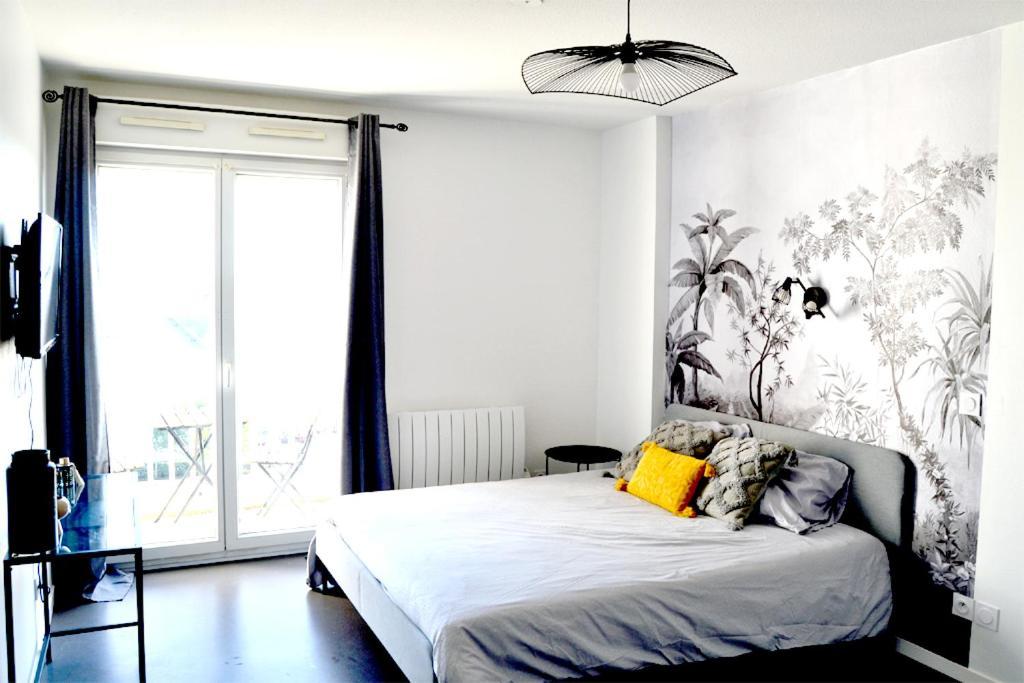 Studio Cosy Bordeaux - Parking Prive - Netflix - Tram A Cenon Exteriör bild